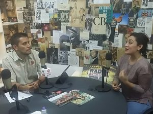 izquierda Jorge Alanis, derecha Claudia Chel Aguayo entrevista Rural MX en vivo por radioyucatanfm.com